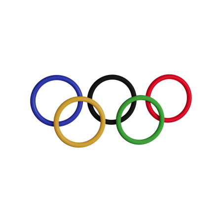 Logo olympique  3D Icon