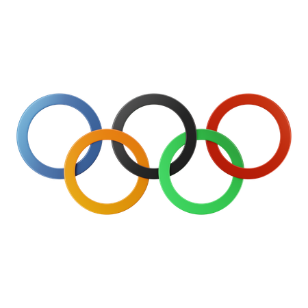 Logo olympique  3D Icon