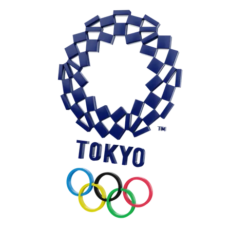 Logo olympique  3D Illustration