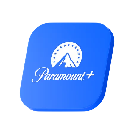 Logo de Paramount Plus  3D Icon