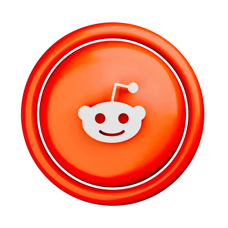 Logo rouge  3D Icon