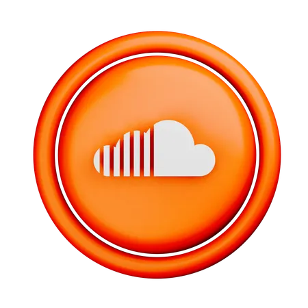 Logo du nuage sonore  3D Icon