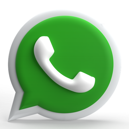 Logotipo de whatsapp  3D Icon