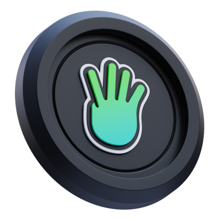 Logotipo de Four FORM Crypto  3D Icon
