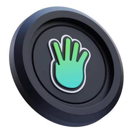 Logotipo de Four FORM Crypto  3D Icon