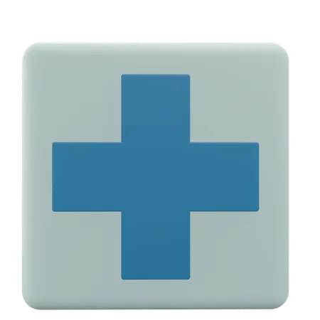 Logotipo Cruzado Ilustracao De Icone Medico 3D Icon