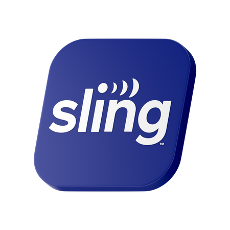 Logotipo de sling tv  3D Icon