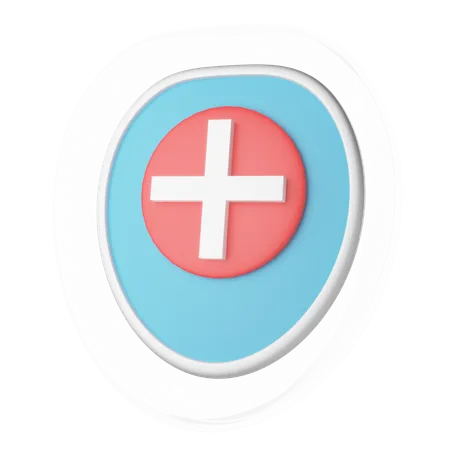Logotipo del hospital  3D Icon