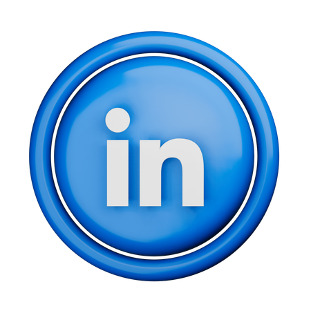 Logotipo de linkedin  3D Icon