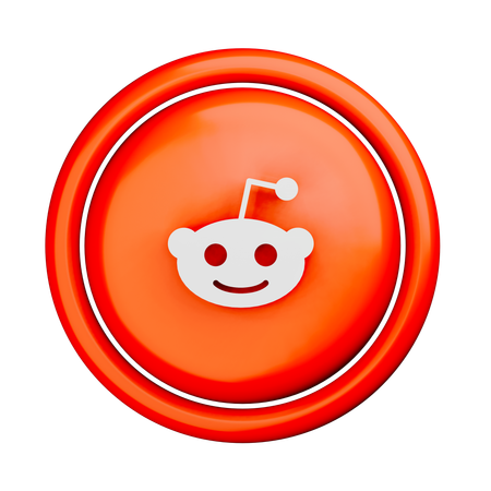Logotipo de reddit  3D Icon