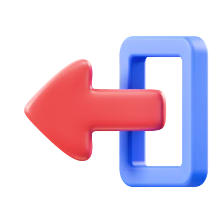 Logout  3D Icon