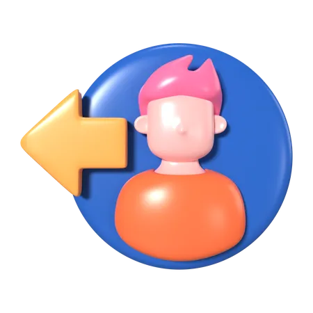 This Is Logout 3 D Render Illustration Icon It Comes As A High Resolution PNG File Isolated On A Transparent Background The Available 3 D Model File Formats Include BLEND OBJ FBX And GLTF 3D Icon