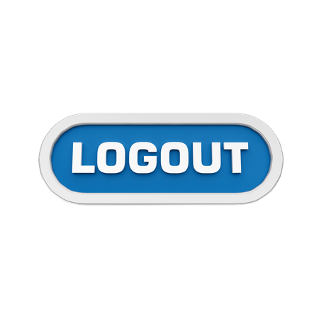 Logout  3D Icon