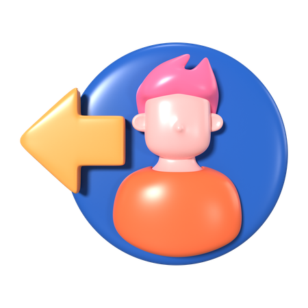 Logout  3D Icon