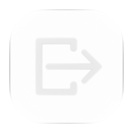 Logout  3D Icon