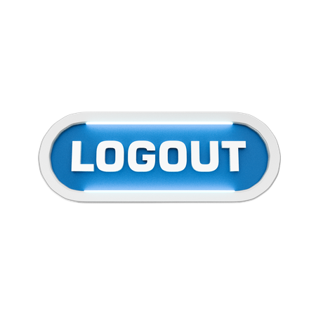 Logout  3D Icon