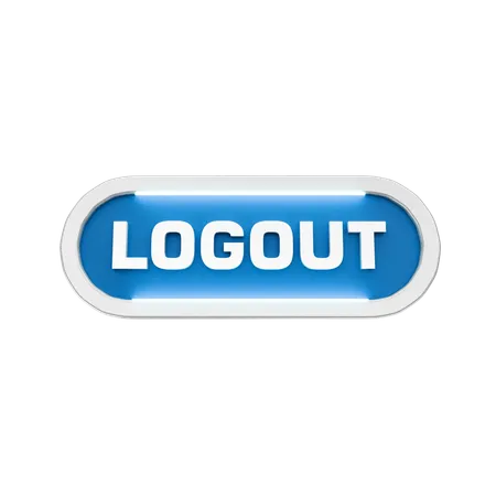 Logout  3D Icon