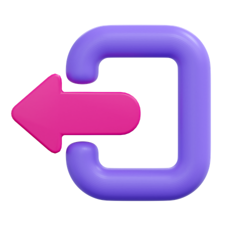 Logout  3D Icon