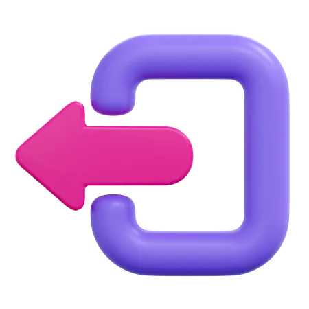 Logout  3D Icon