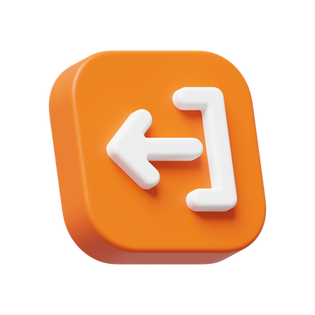 Logout  3D Icon