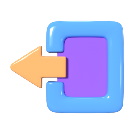Logout  3D Icon
