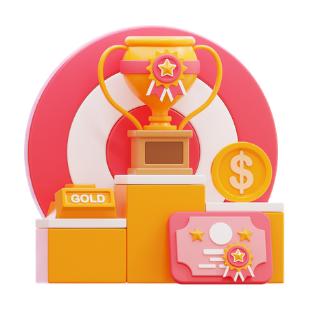 Logro  3D Icon