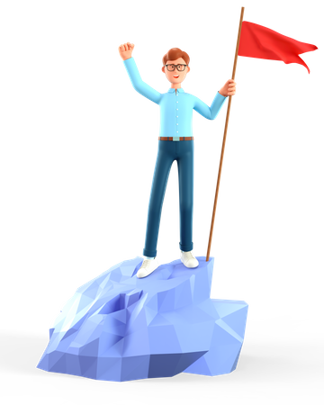 Logro empresarial  3D Icon