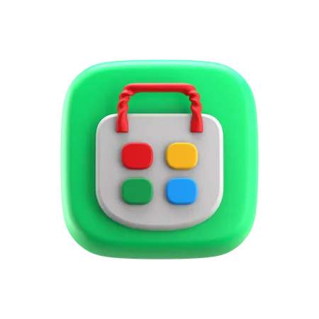 Loja  3D Icon