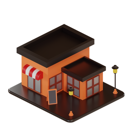 Loja  3D Illustration