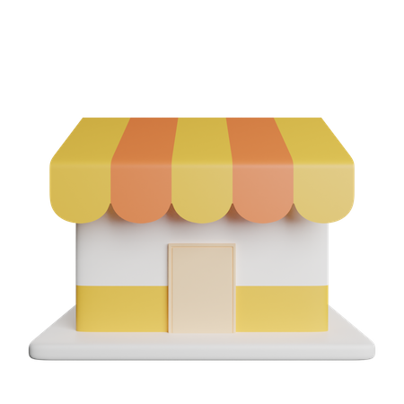 Loja de compras  3D Icon