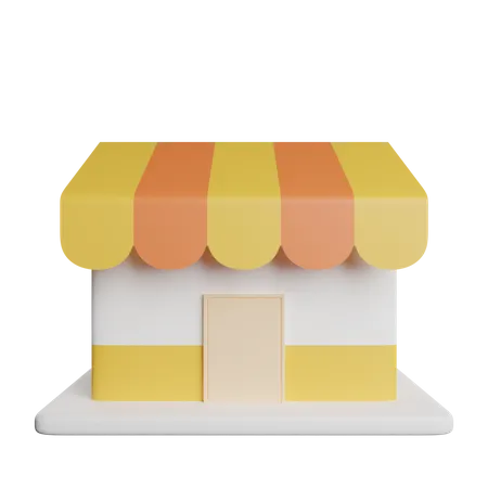 Loja de compras  3D Icon