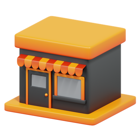 Loja de compras  3D Icon