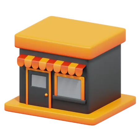 Loja de compras  3D Icon