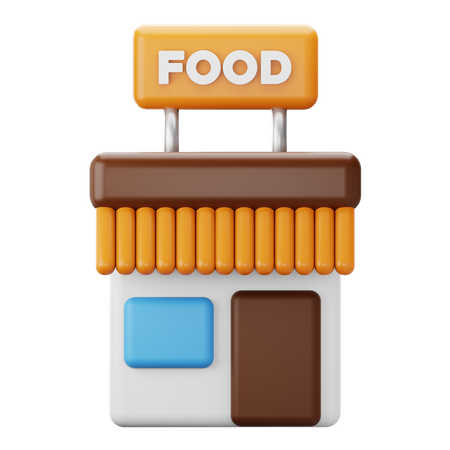 Loja de comida  3D Icon