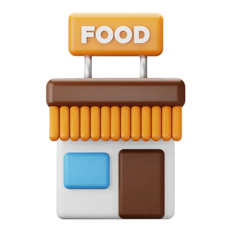 Loja de comida  3D Icon