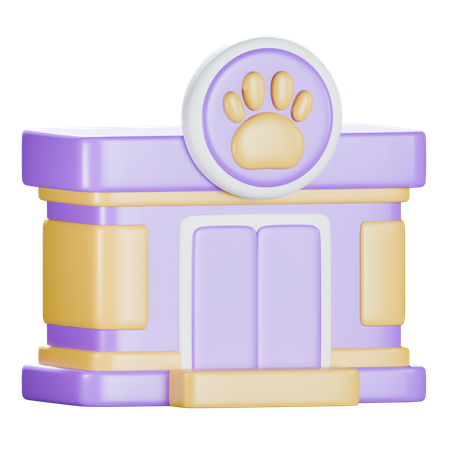 Loja de animais  3D Icon