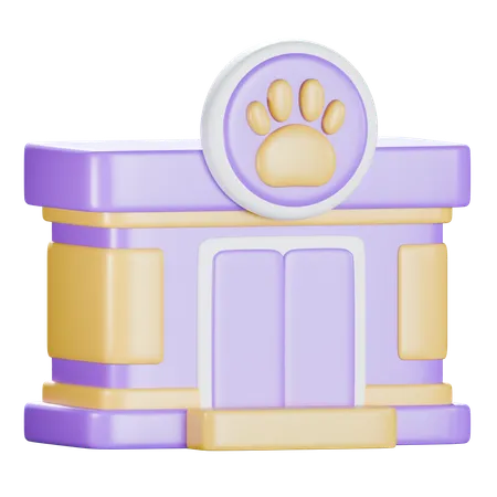 Loja de animais  3D Icon