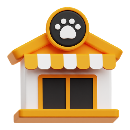 Loja de animais  3D Icon