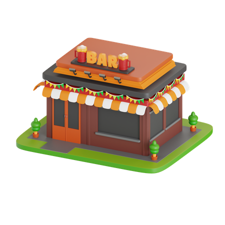 Loja de bar  3D Icon