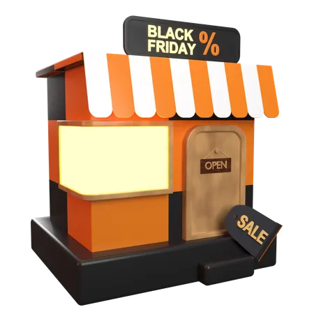 Loja de compras  3D Icon