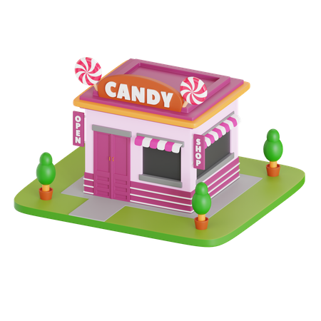 Loja de doces  3D Icon