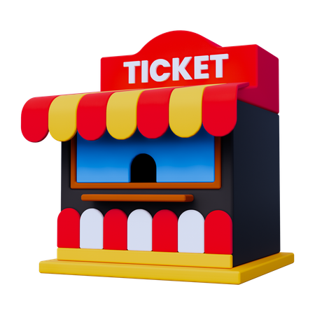 Loja de ingressos  3D Icon