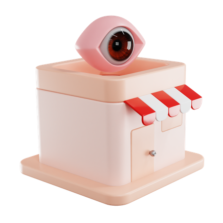 Loja de olhos  3D Icon