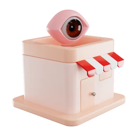 Loja de olhos  3D Icon