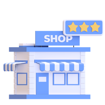 Loja mais bem avaliada  3D Icon