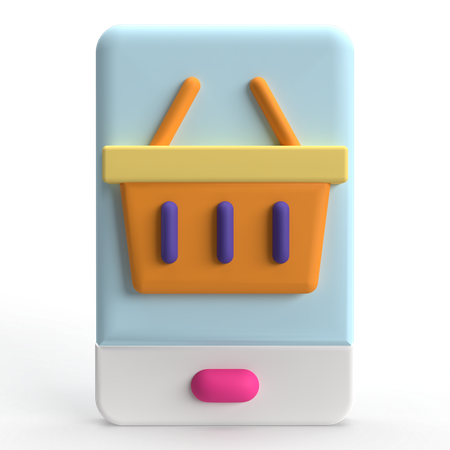 Loja online  3D Icon