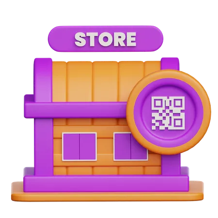 Loja online  3D Icon