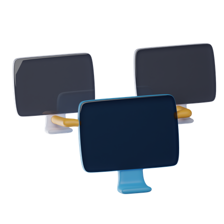 Lokales Netzwerk  3D Icon