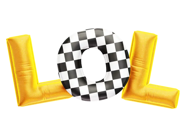 Texte de ballon LOL  3D Icon