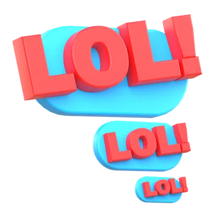 Lol Sticker  3D Sticker